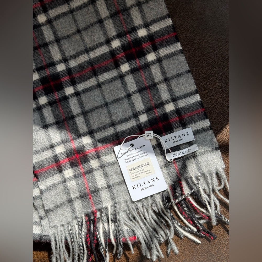 Kiltane Scotland 100% Cashmere Scarf - Picture 2 of 4